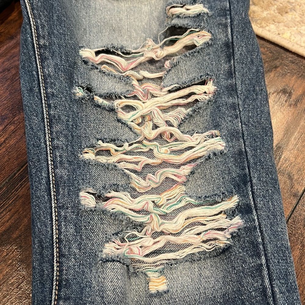 KanCan High Rise Ripped Denim Jeans - Picture 3 of 11
